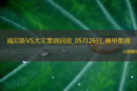 05月26日意甲第38轮威尼斯vs尤文图斯进球视频