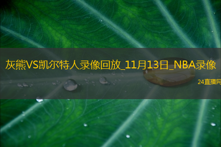 2025年11月13日NBA常规赛灰熊vs凯尔特人